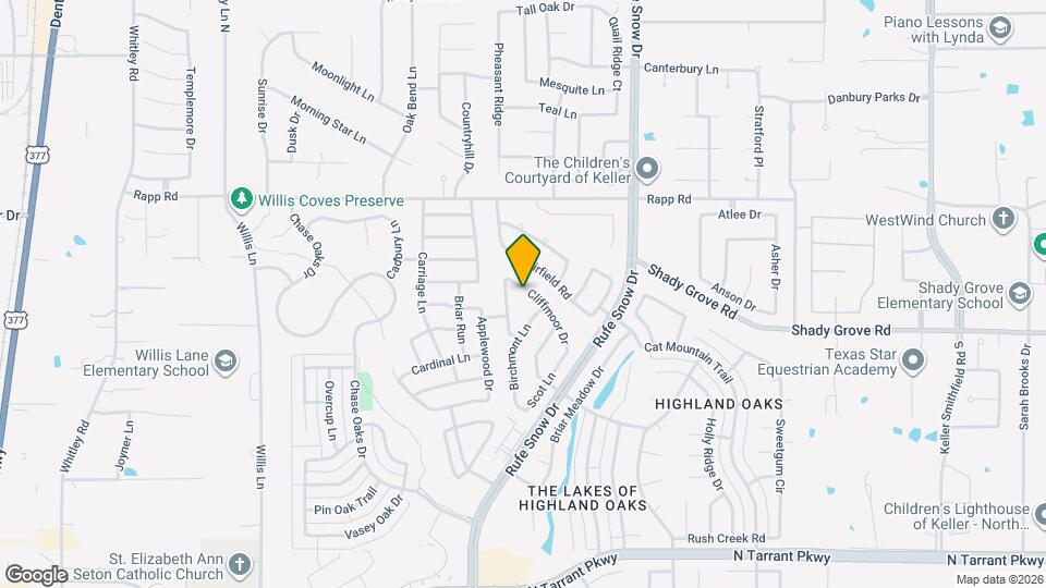 720 Cliffmoor Dr Map and Location Details