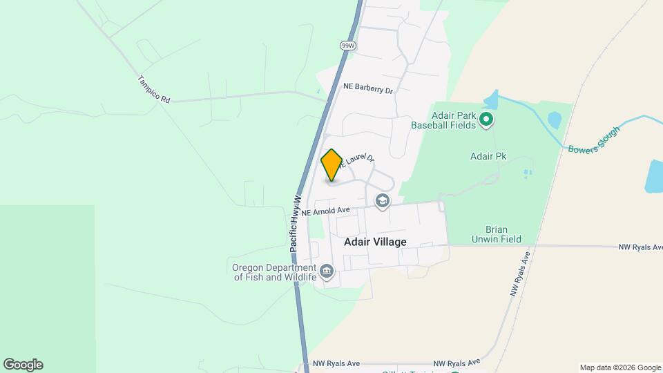 5160 NE Willamette Ave Map and Location Details
