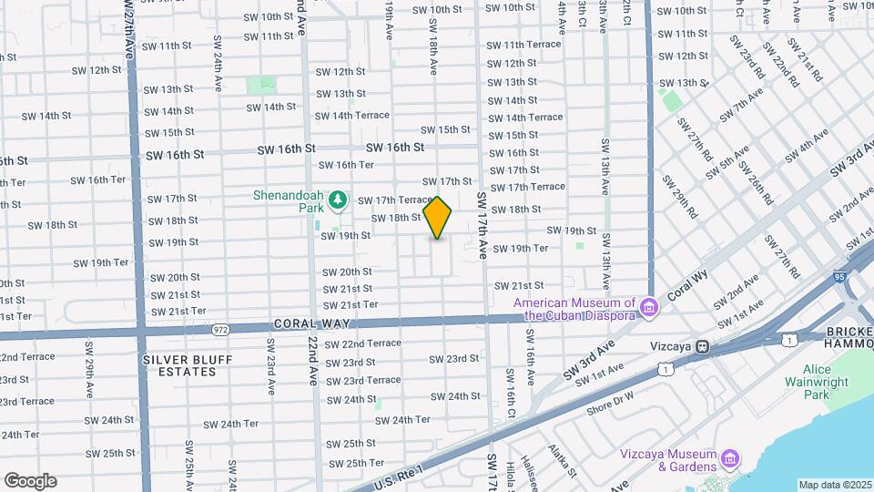 1921 SW 18th Ave Map and Location Details
