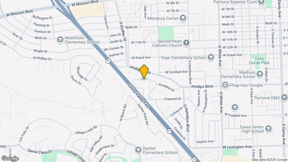 1402 Prospect Dr Mapa y Detalles de la Ubicación