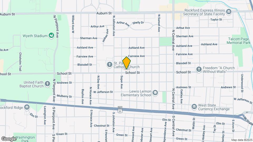 2305 School St Map and Location Details