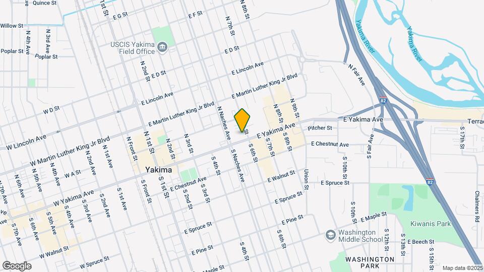 515 E Yakima Ave Map and Location Details