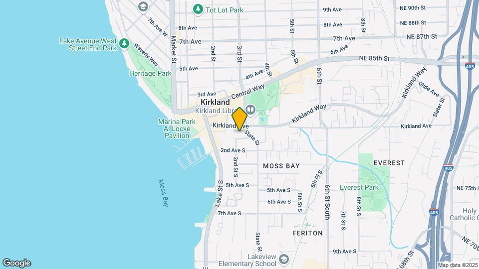 Kirkland Central Condominiums Map and Location Details