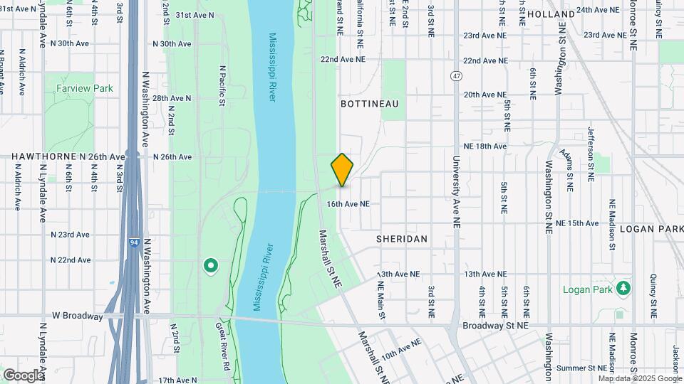 1611 Grand St NE, Unit 2 Mapa y Detalles de la Ubicación