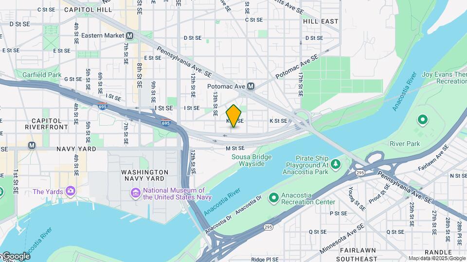1342 L St SE Map and Location Details