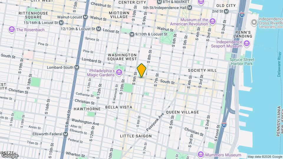 816 South St, Unit 2rear Map and Location Details