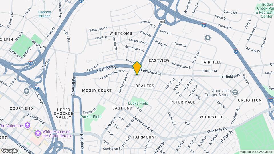 1521 Mechanicsville Tpke Map and Location Details