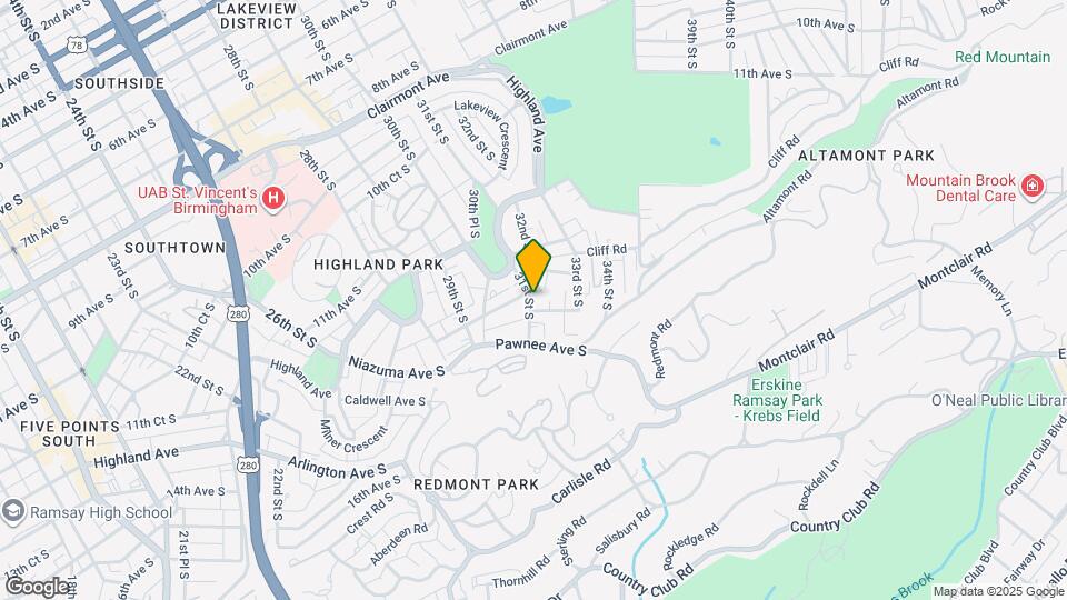 1305 31st St S Map and Location Details