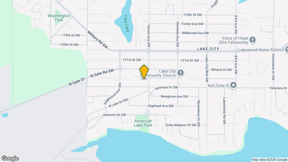 9212 Lawndale Ave SW Map and Location Details