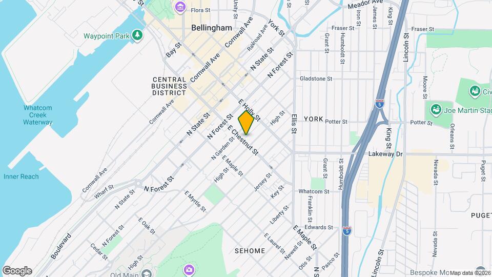 511 E Chestnut St Map and Location Details
