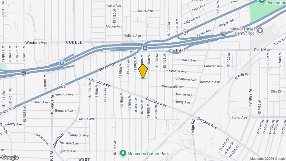 3211 W 90th St Mapa y Detalles de la Ubicación