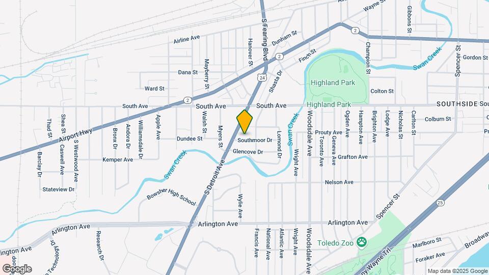 2024 Southmoor Dr Map and Location Details