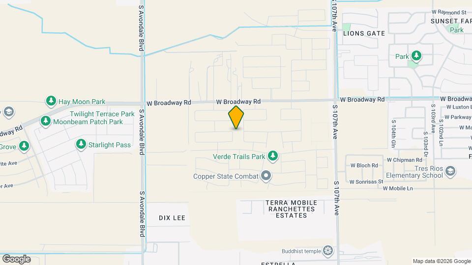 4607 S 111th Dr Map and Location Details
