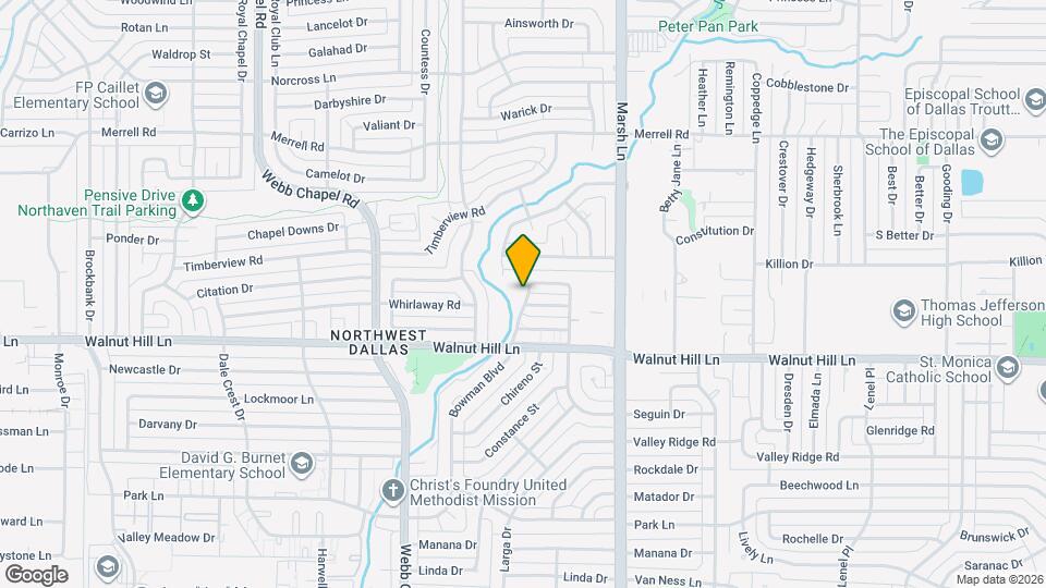 3611 Stables Ln Map and Location Details