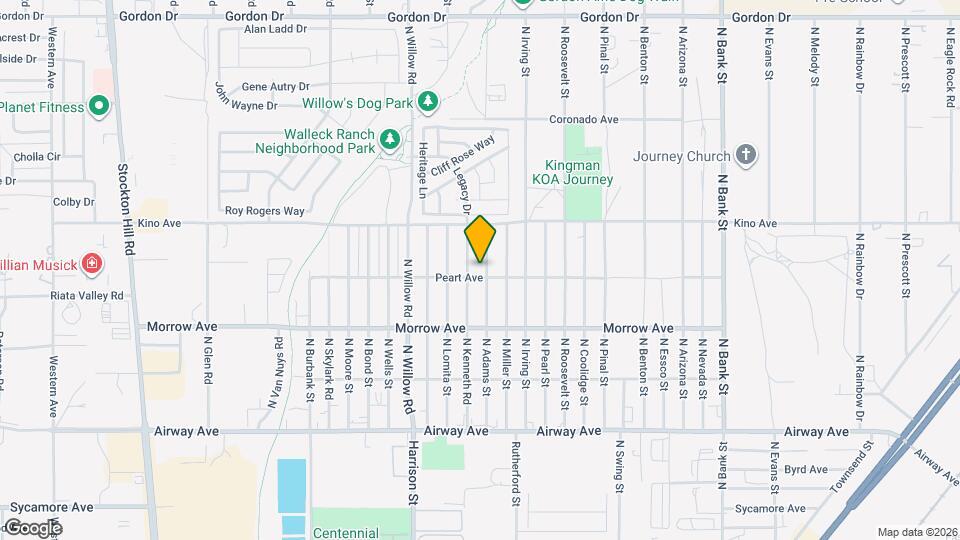 3695 N Adams St Map and Location Details