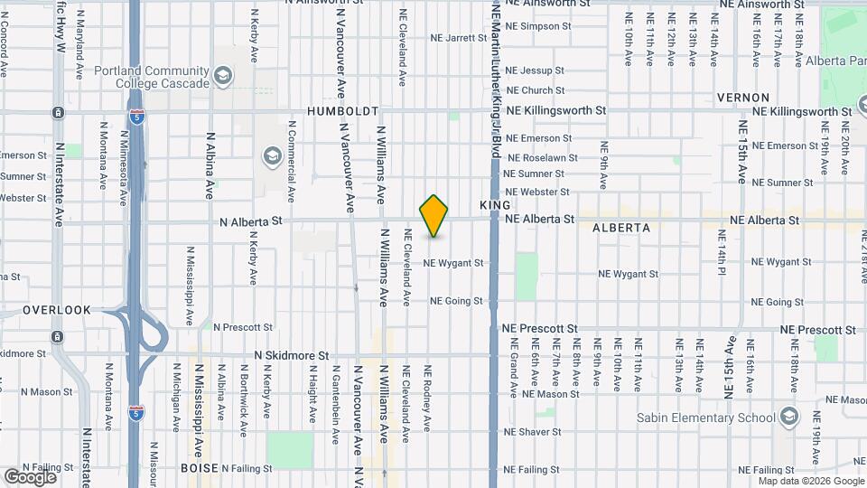 4844 NE Rodney Ave. Map and Location Details