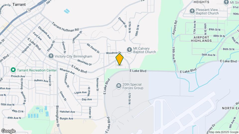 2100 Baker Dr Mapa y Detalles de la Ubicación