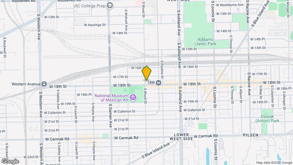 1758 W 18th St Mapa y Detalles de la Ubicación