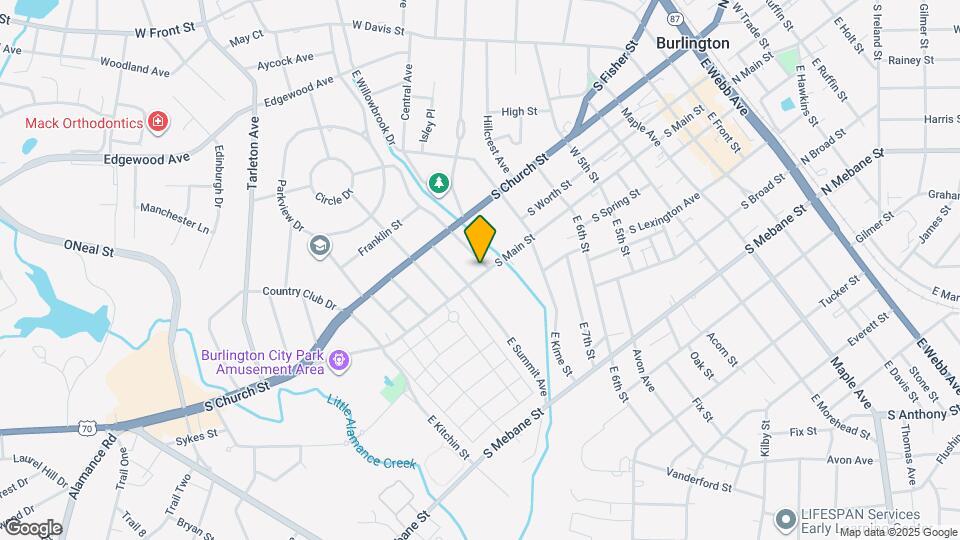 104 Carolina Ave Map and Location Details