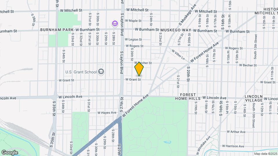 2508 W Grant St Mapa y Detalles de la Ubicación