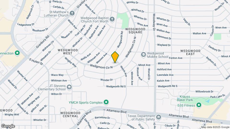 5808 Wedgmont Cir N Map and Location Details