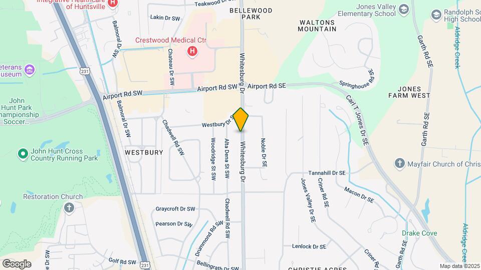 5300 Whitesburg Dr Map and Location Details