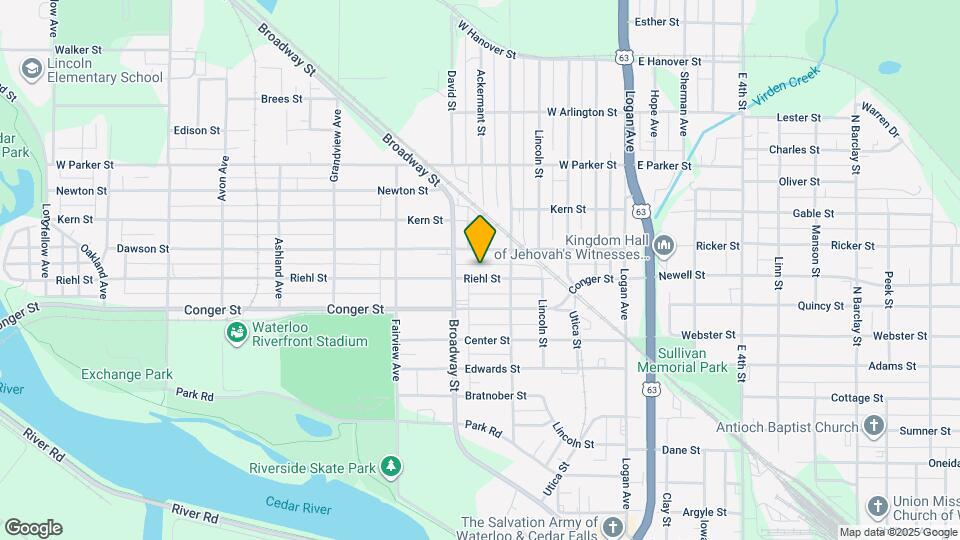 432 Riehl St Map and Location Details