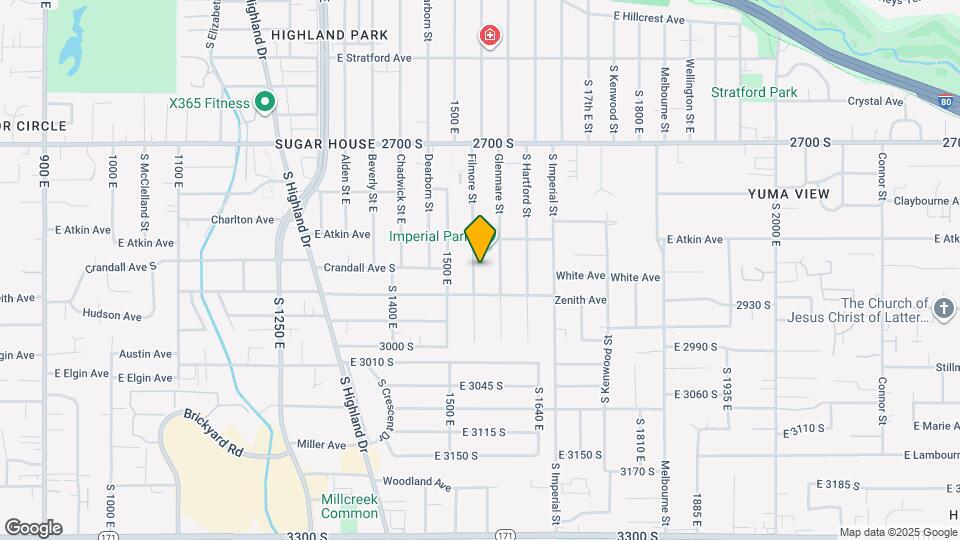 2879 S Filmore St Map and Location Details