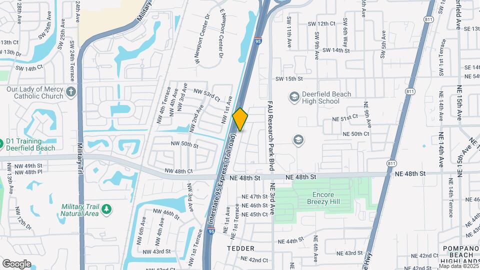 5007 NE 1st Terrace Map and Location Details