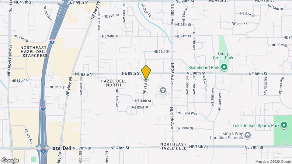 8601 NE 21st Ave Map and Location Details