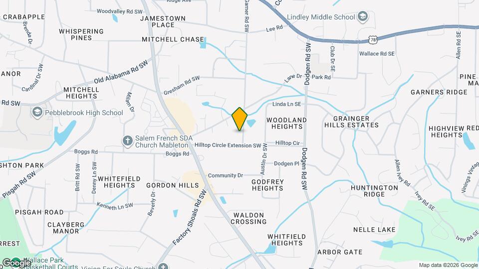 6094 Garner Rd SW Mapa y Detalles de la Ubicación