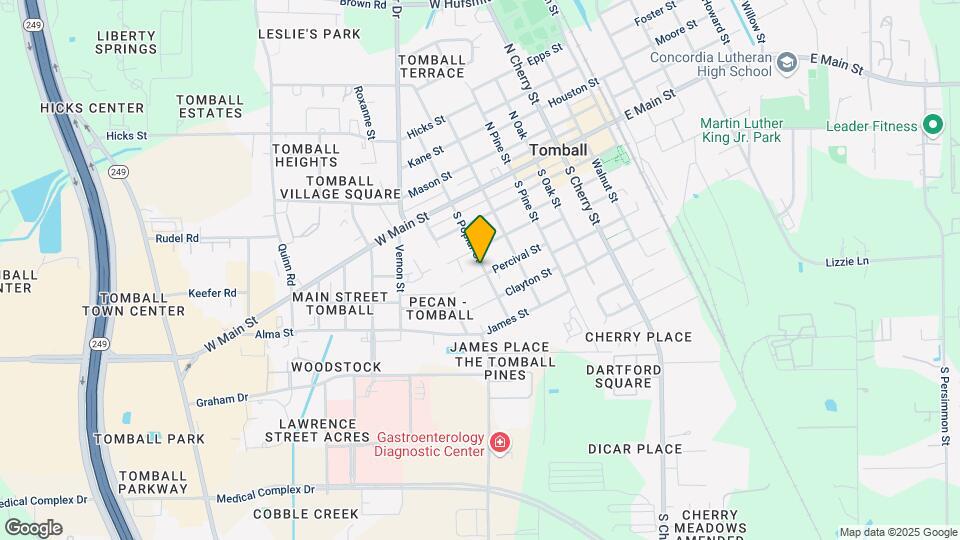 318 S Poplar St Mapa y Detalles de la Ubicación