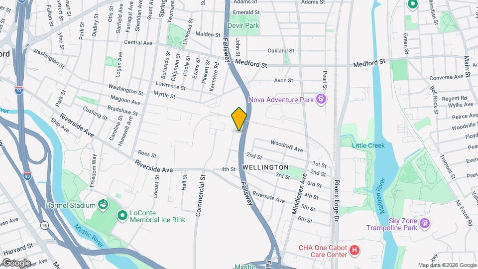 894 Fellsway, Unit 2 Map and Location Details