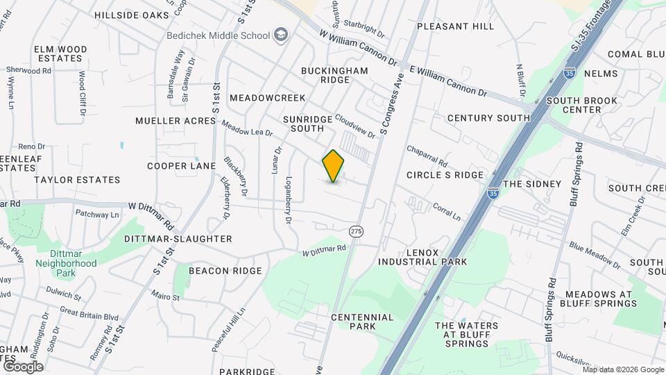 121 Thelonious Dr Map and Location Details