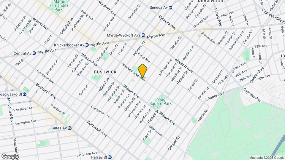 660 Knickerbocker Ave Map and Location Details