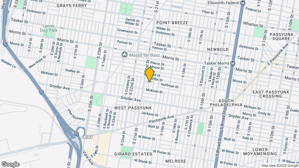 1927 S Lambert St Map and Location Details
