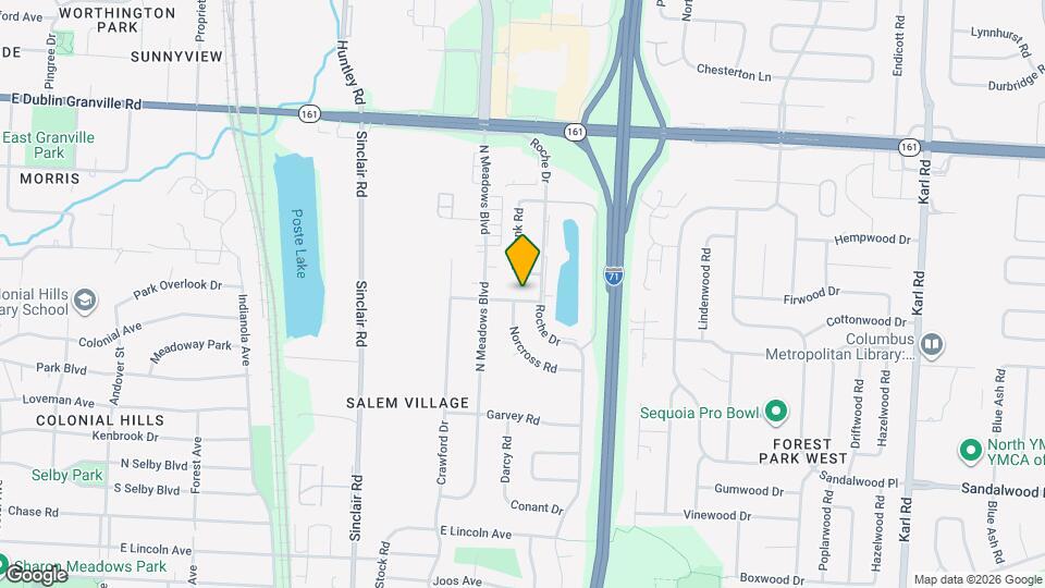 998 Hillery Rd Map and Location Details