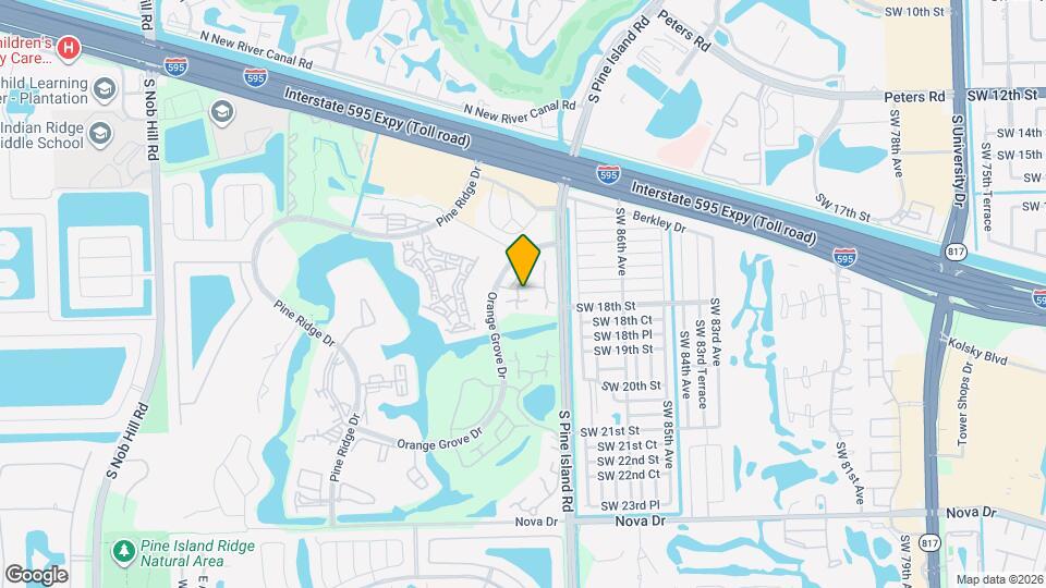 9105A SW 19th Pl Map and Location Details