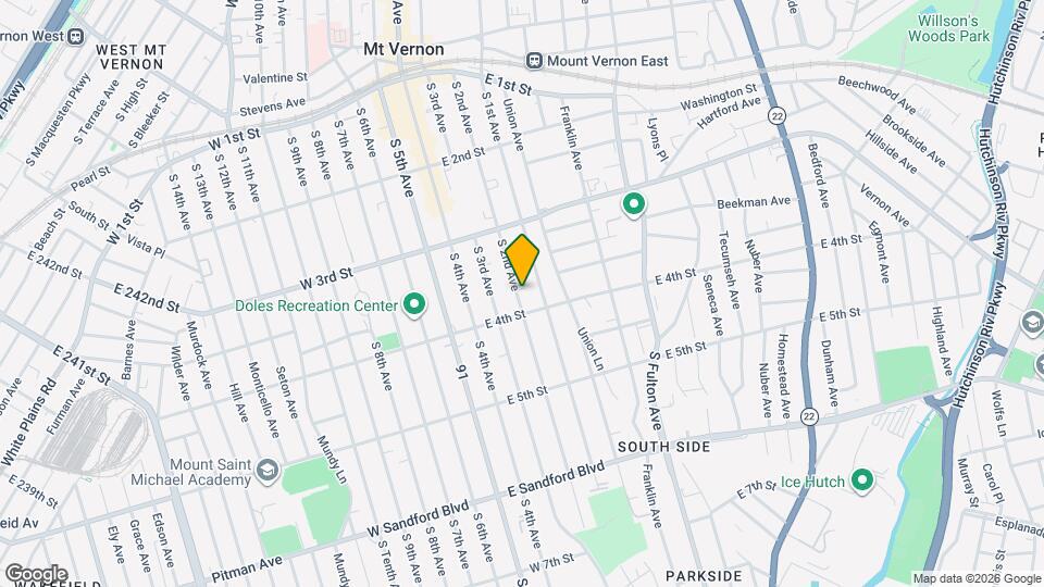 257 S 2nd Ave Map and Location Details