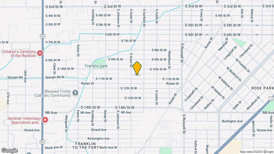 1838 S 11th St W Mapa y Detalles de la Ubicación