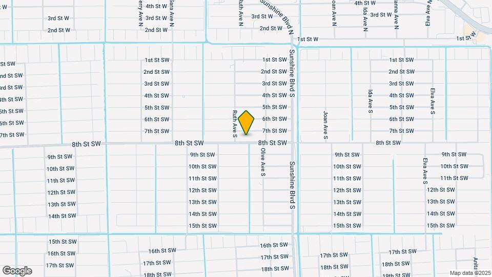 3202 8th St SW Map and Location Details