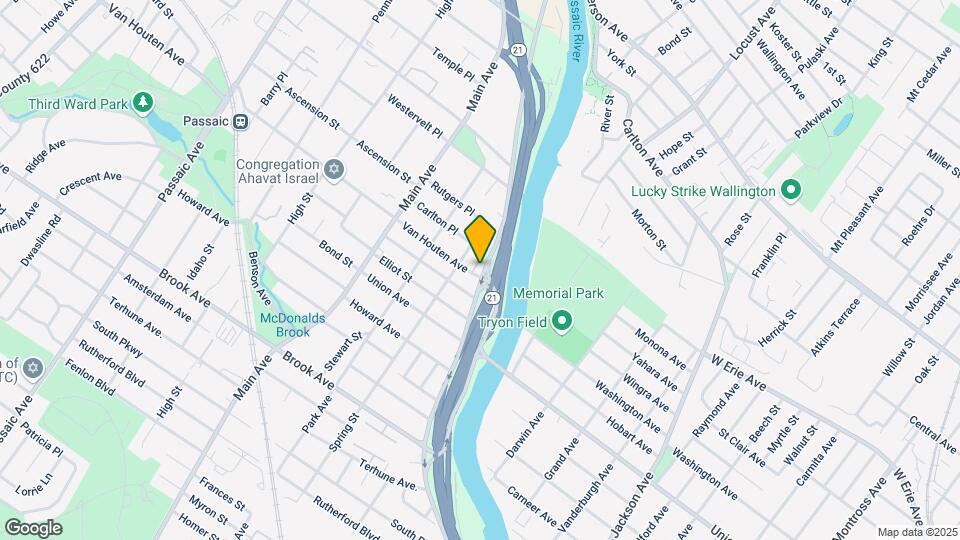 River at Passaic Map and Location Details