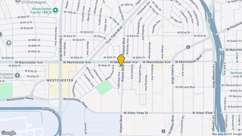 8624 Lilienthal Ave Mapa y Detalles de la Ubicación