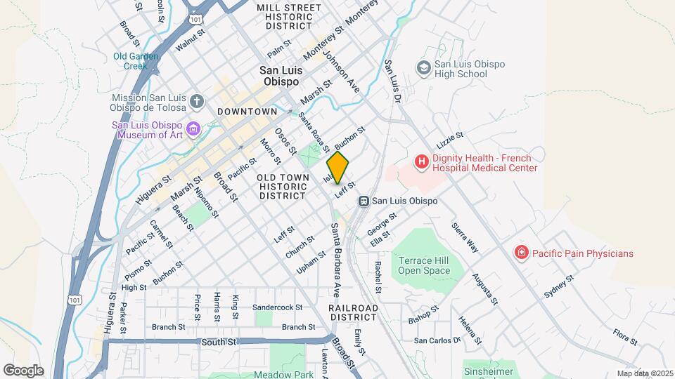 1032 Leff St Map and Location Details