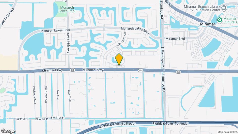 12854 SW 31st Ct Map and Location Details