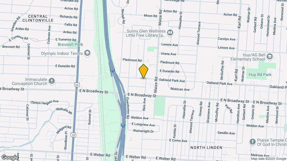 861 Oakland Park Ave Map and Location Details