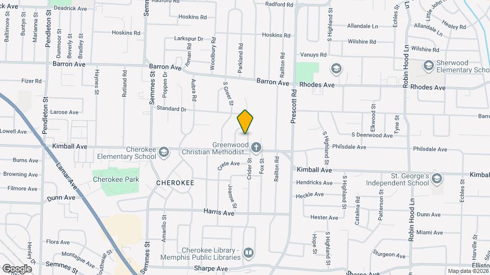 1323 Brower St Map and Location Details