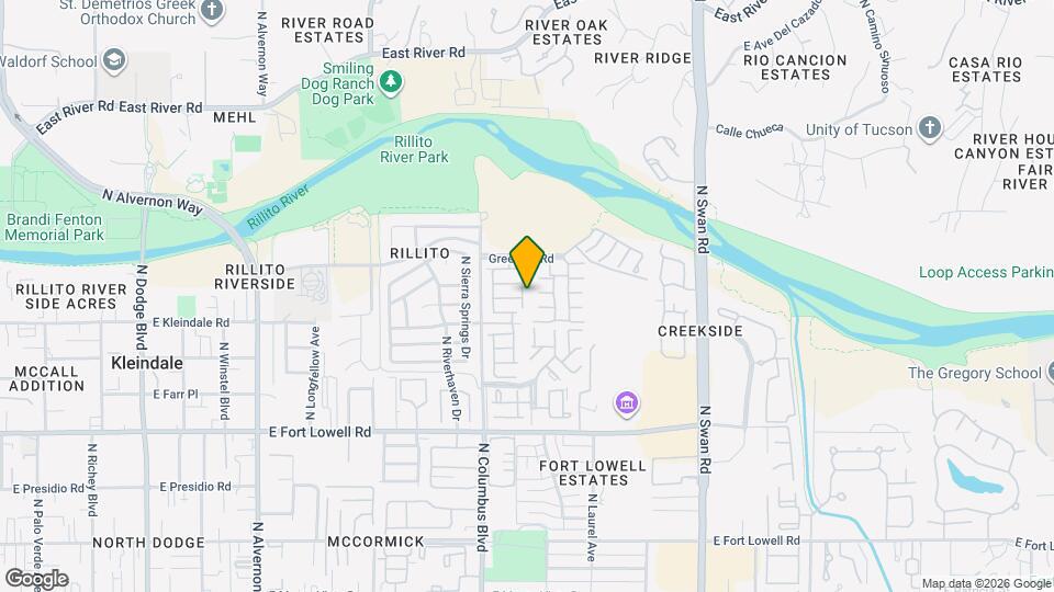 3444 N Applewood Dr Map and Location Details