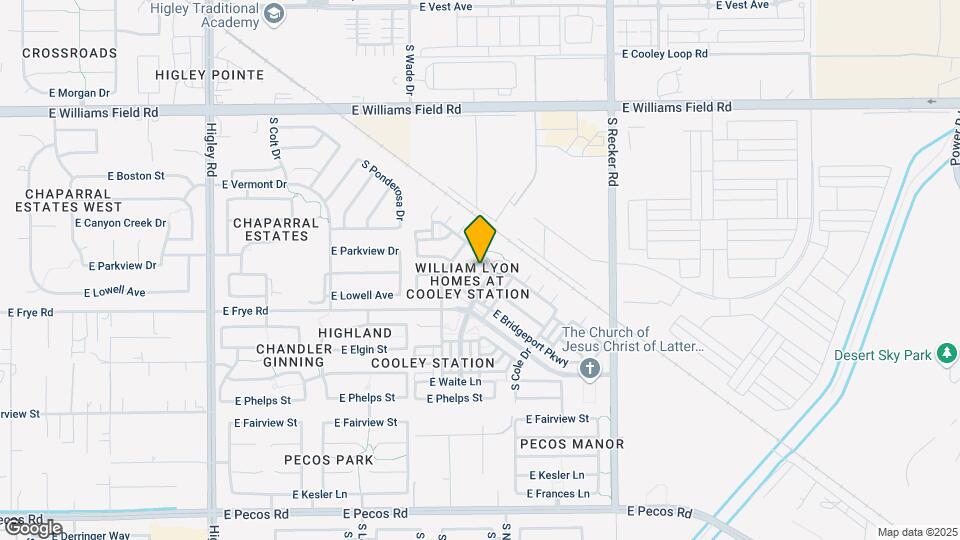 2715 S Cupertino Dr Map and Location Details