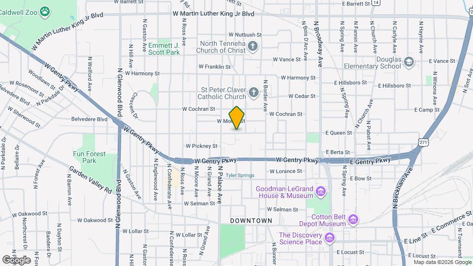 801 W Queen St Map and Location Details